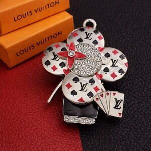 Vivienne Poker bag charm/zipper pull or pendant.